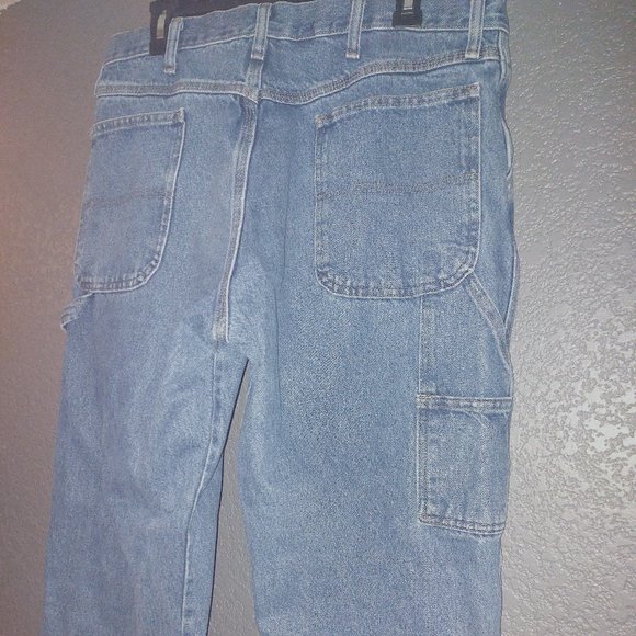 RUSTLER Loose Fit  Carpenter Jeans 36x32 - Picture 1 of 3